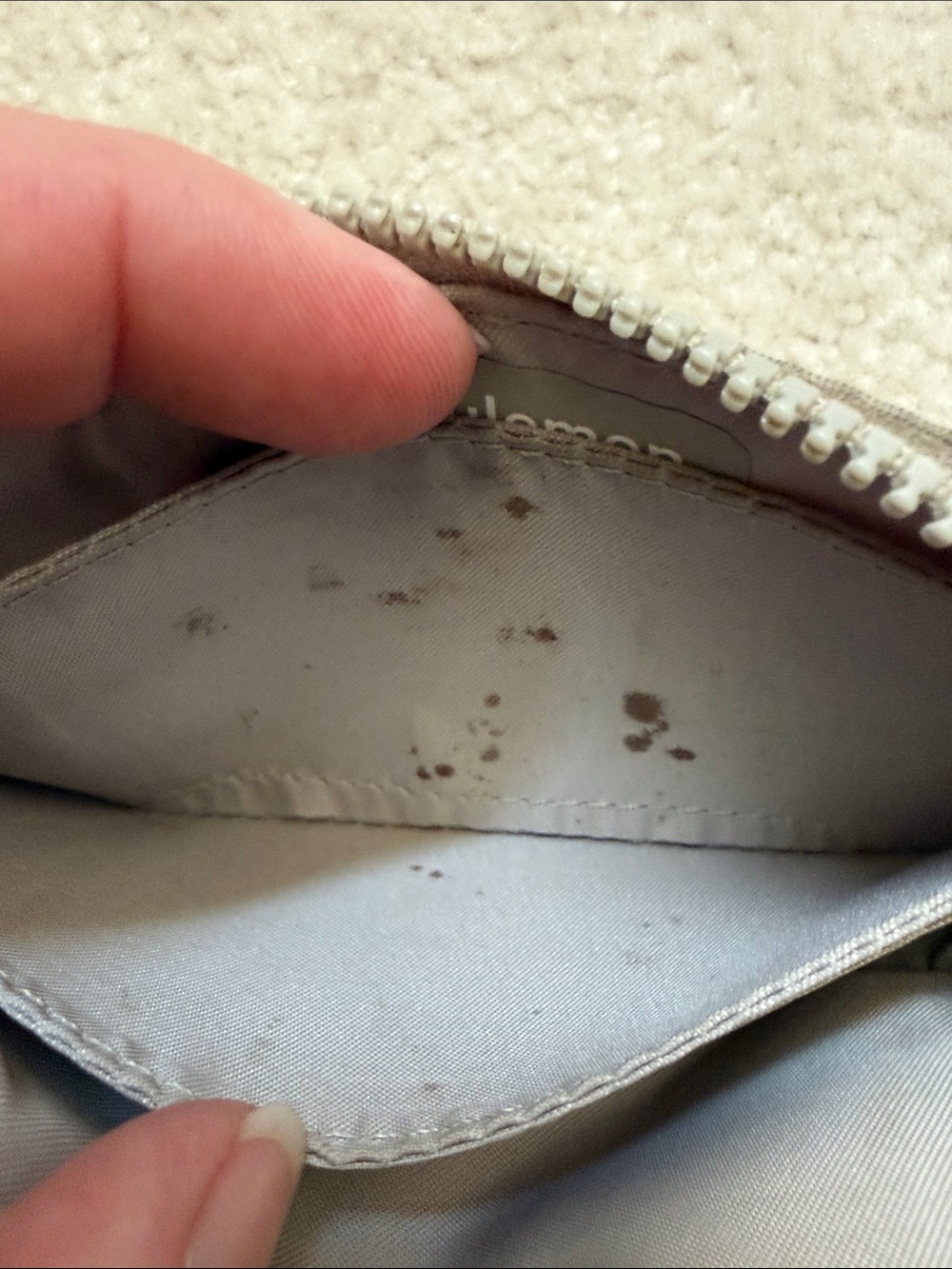 Taupe lululemon athletica Small Zip Pouch - Picture 6 of 10